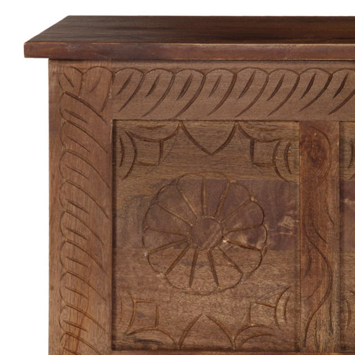 Bloomsbury Market Sitzbank Carwell aus Holz | Wayfair.de